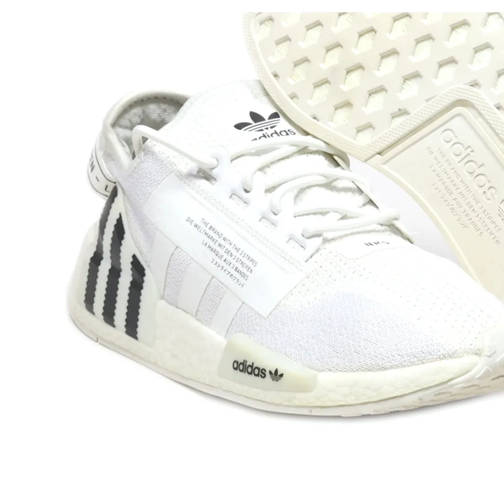 Adidas Nmd R1 V2 Trainers Sport Shoes Fabric White Colour For Men