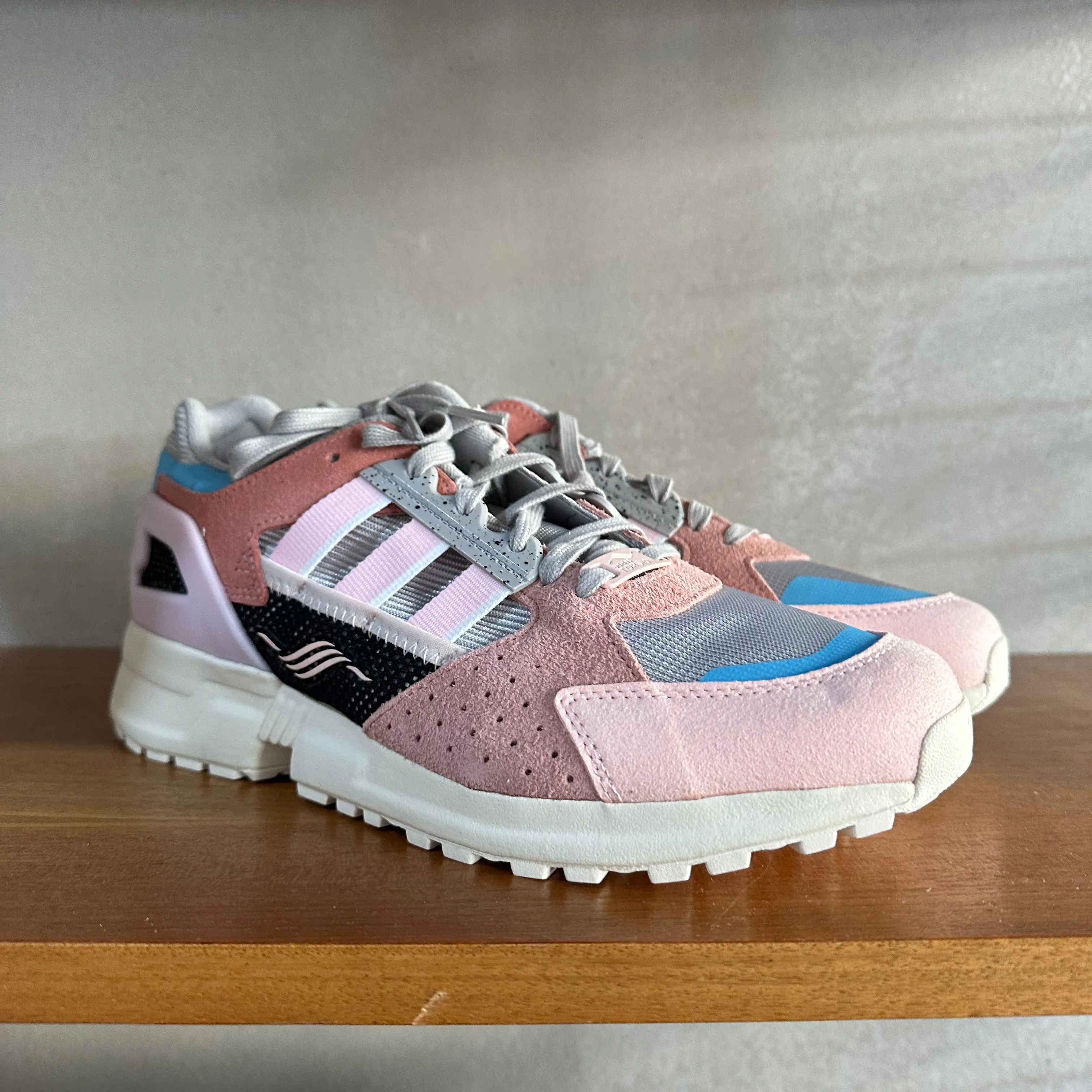 adidas ZX 10,000 C Trainers Ash Pink UK 9.5