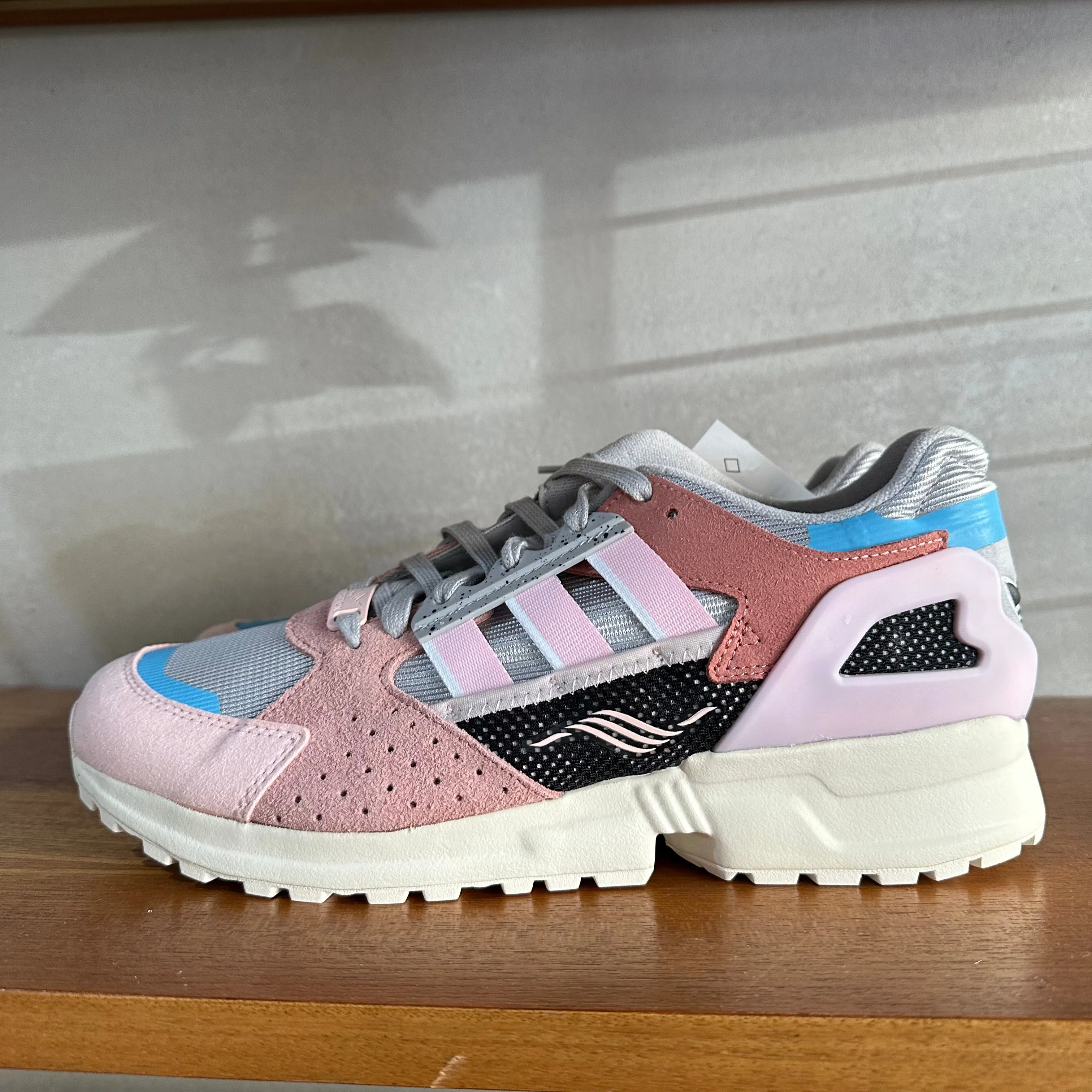 adidas ZX 10,000 C Trainers Ash Pink UK 9.5