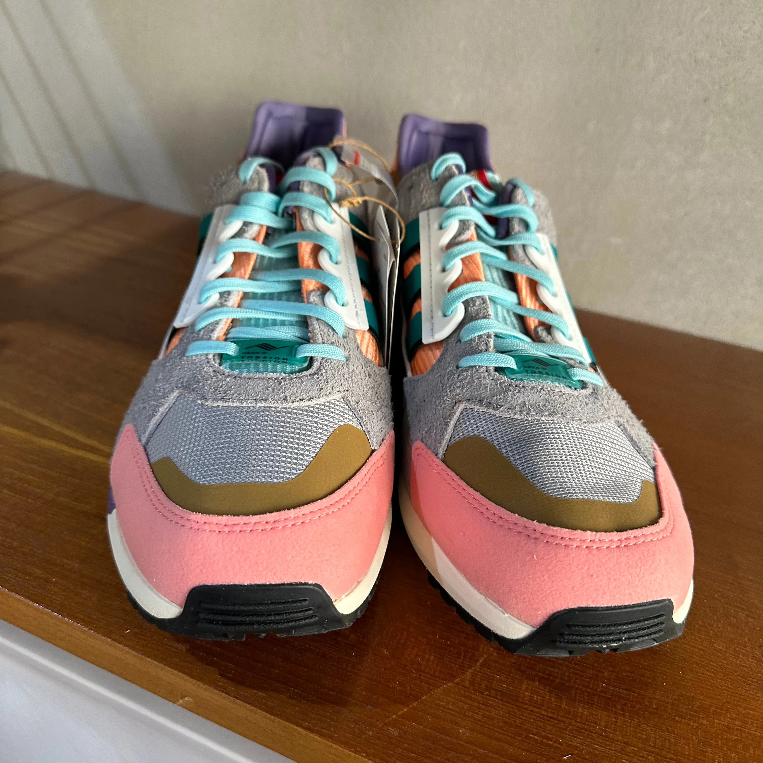 adidas ZX 10/8 Trainers - Candyverse / Mesa / Eqt Green - UK 9.5