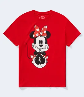 Aeropostale Womens' Minnie Mouse Graphic Tee -  - Size XXL - Cotton - Teen Fashion & Clothing Red