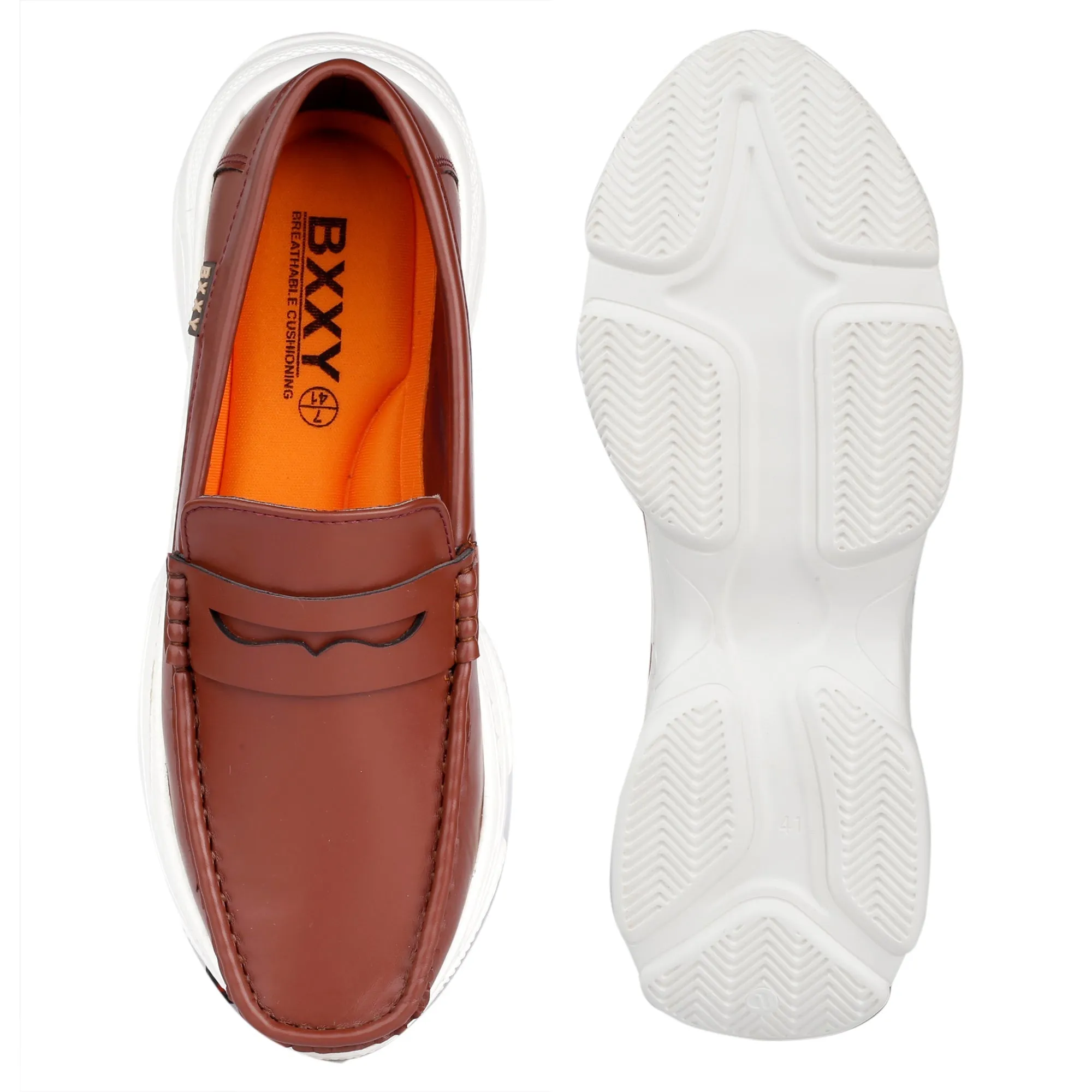 Bxxy's Men's Trendiest Checker Loafers for Men