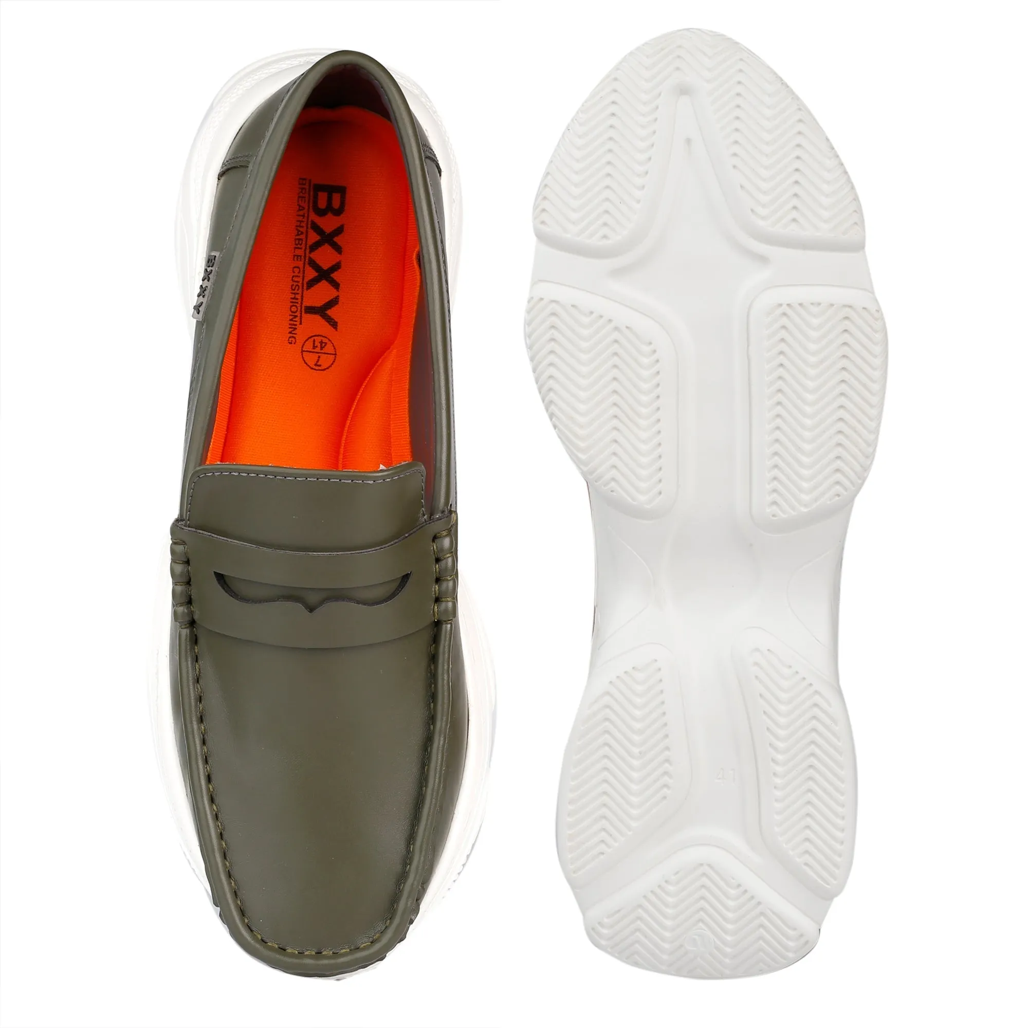 Bxxy's Men's Trendiest Checker Loafers for Men