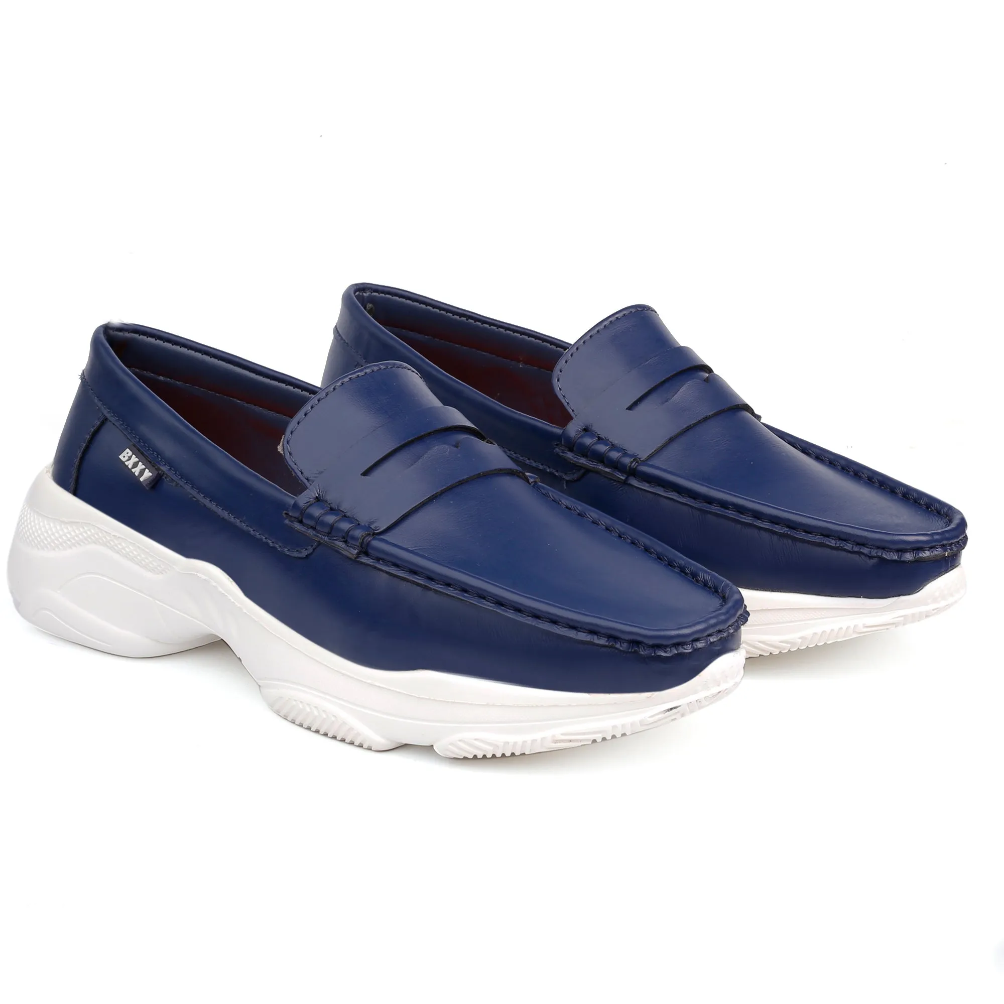 Bxxy's Men's Trendiest Checker Loafers for Men