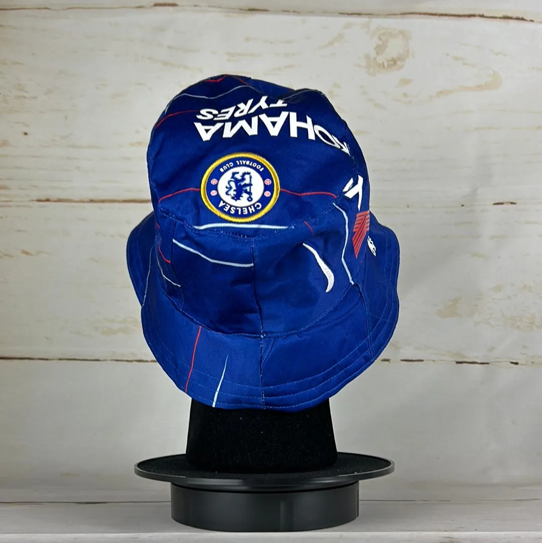 Chelsea 18/19 Upcycled Home Shirt Bucket Hat