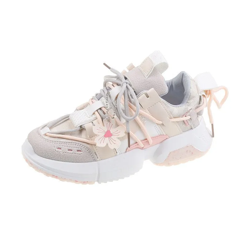 Cherry Blossom Charm Breathable Casual Sneaker