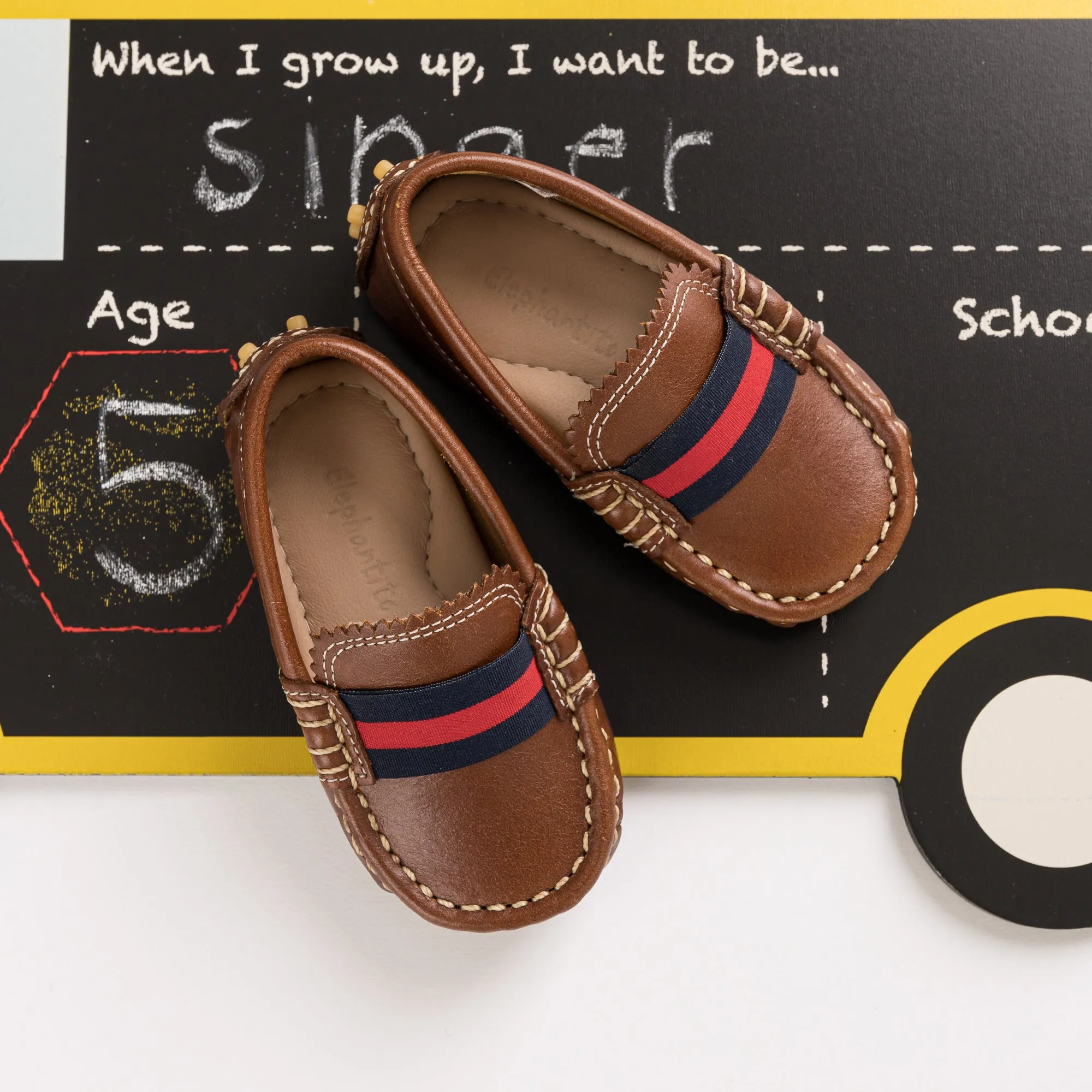 Club Loafer Toddler Natural Brown