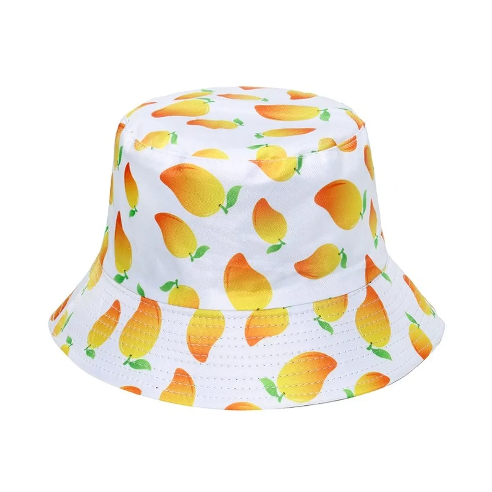 Cute Strawberry Watermelon Cherry Fruit Printed Hat