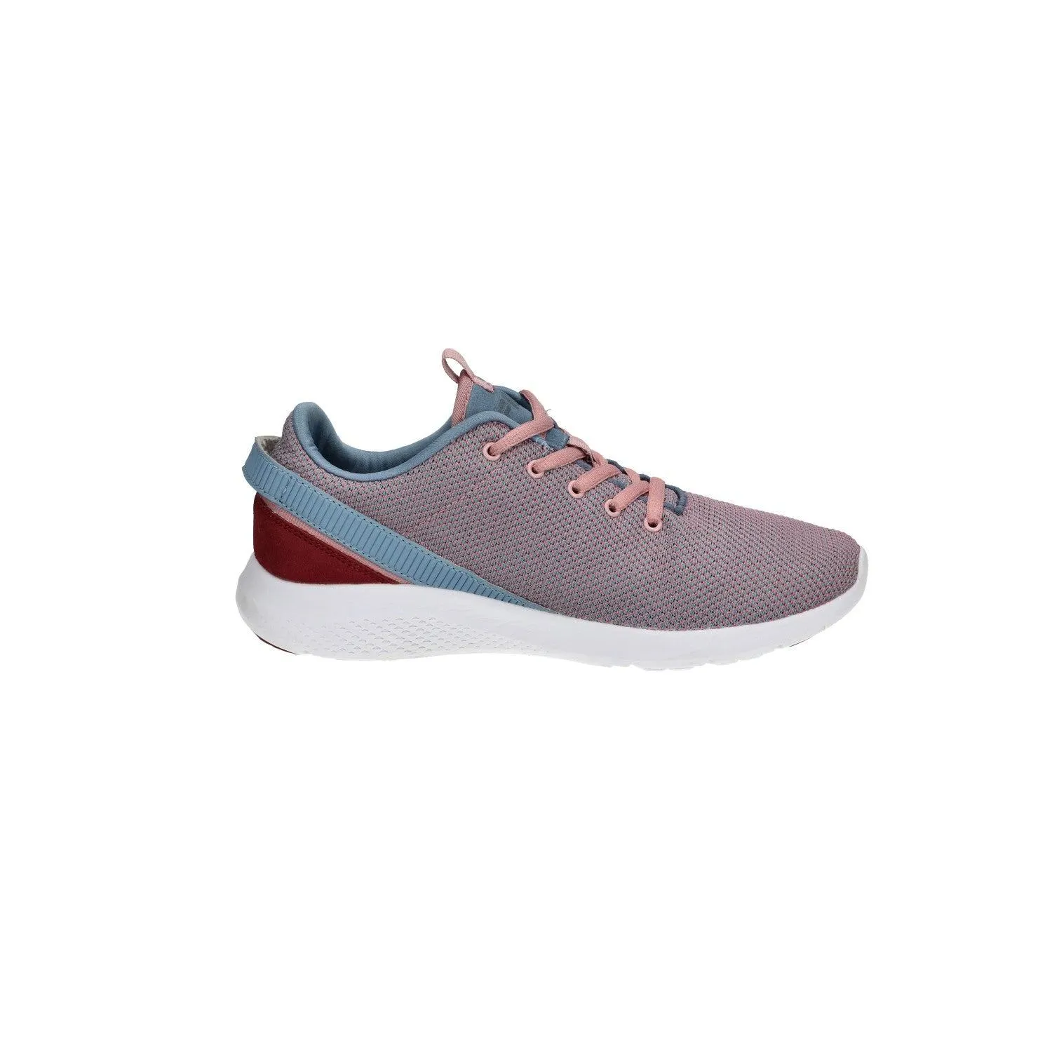 Fila Laceup Running Sport Shoes Fabric Pink Colour For Women