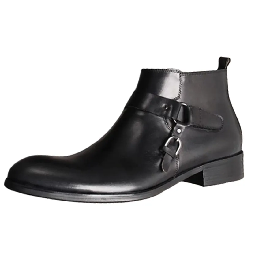 Funki Buys | Boots | Men's Luxury Formal Leather Dress Boots