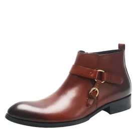 Funki Buys | Boots | Men's Luxury Formal Leather Dress Boots