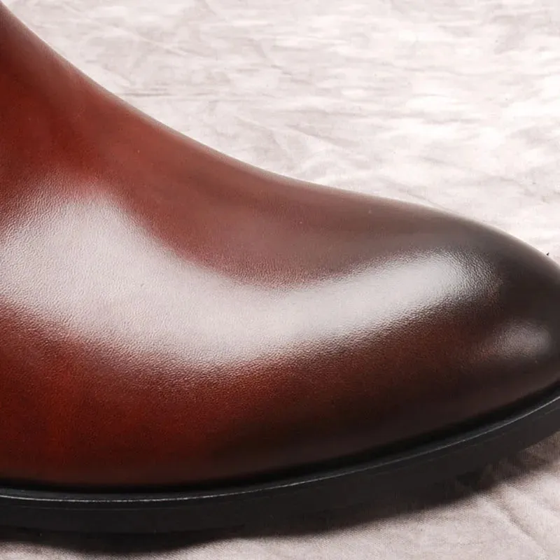 Funki Buys | Boots | Men's Luxury Formal Leather Dress Boots