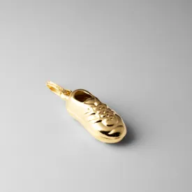 Gold Soccer Cleat Enamel Pendant Model-518