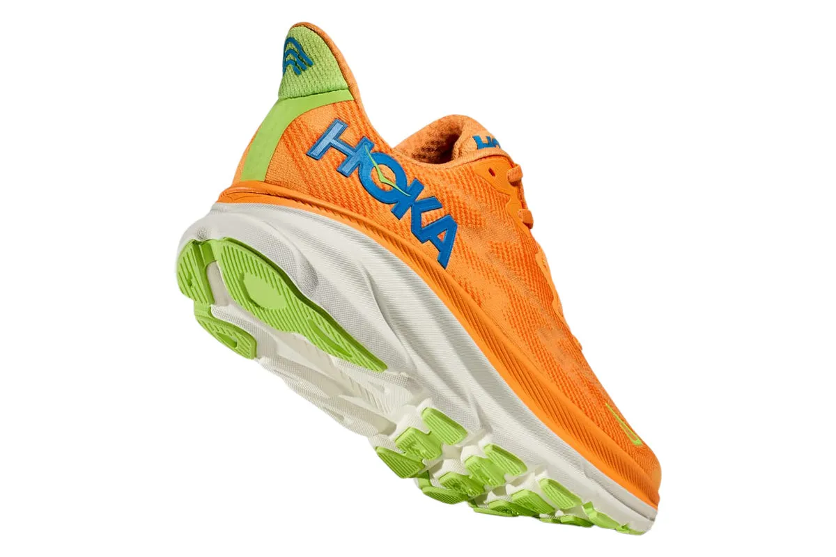 Hoka Clifton 9 D Solar Flare/Lettuce Mens