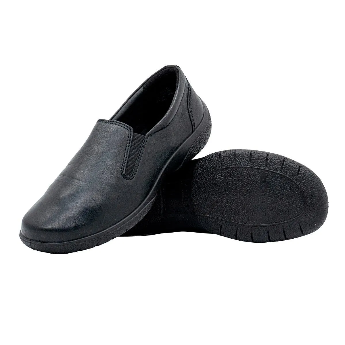 Hotter Glove Ii Loafers Leather Black Colour For Women