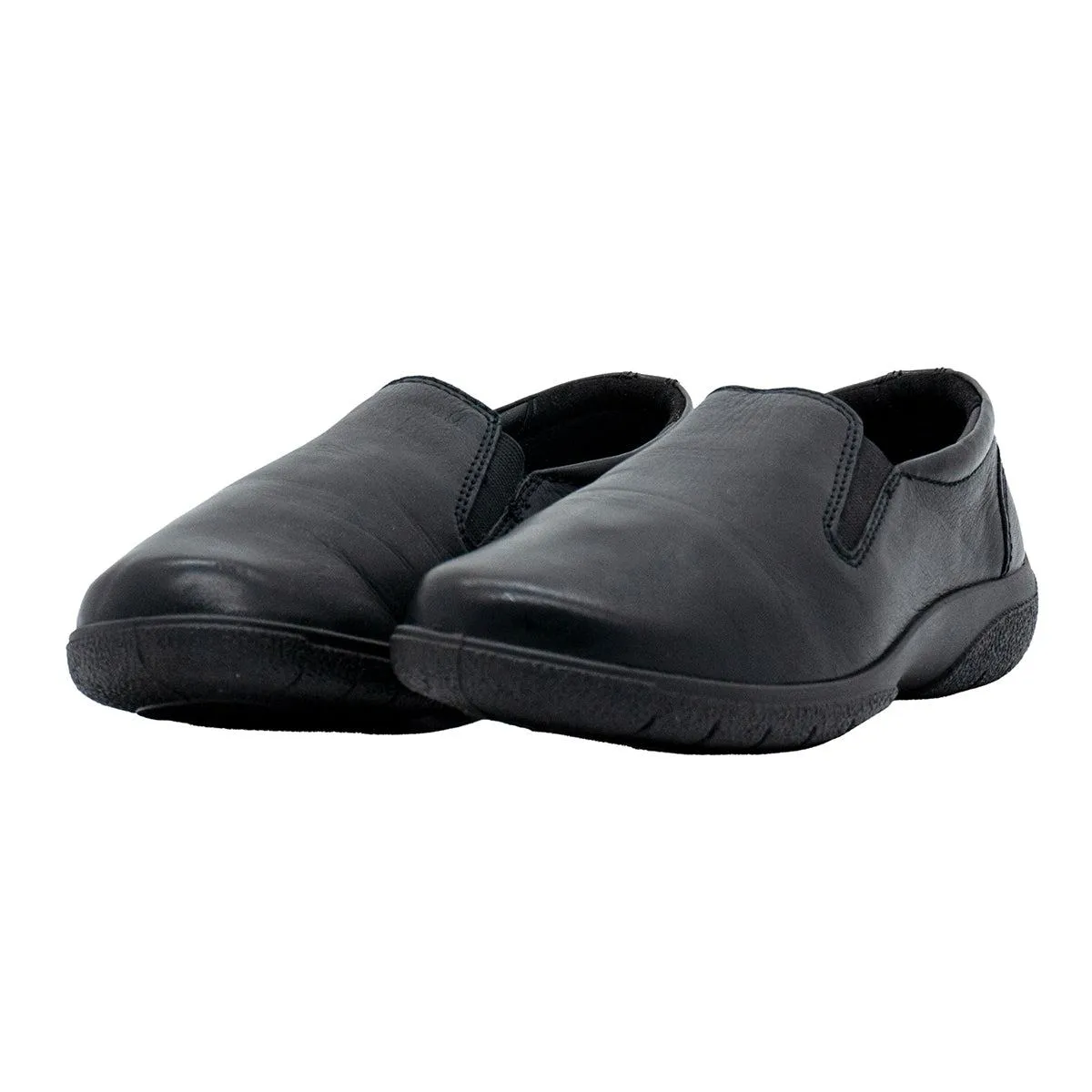 Hotter Glove Ii Loafers Leather Black Colour For Women