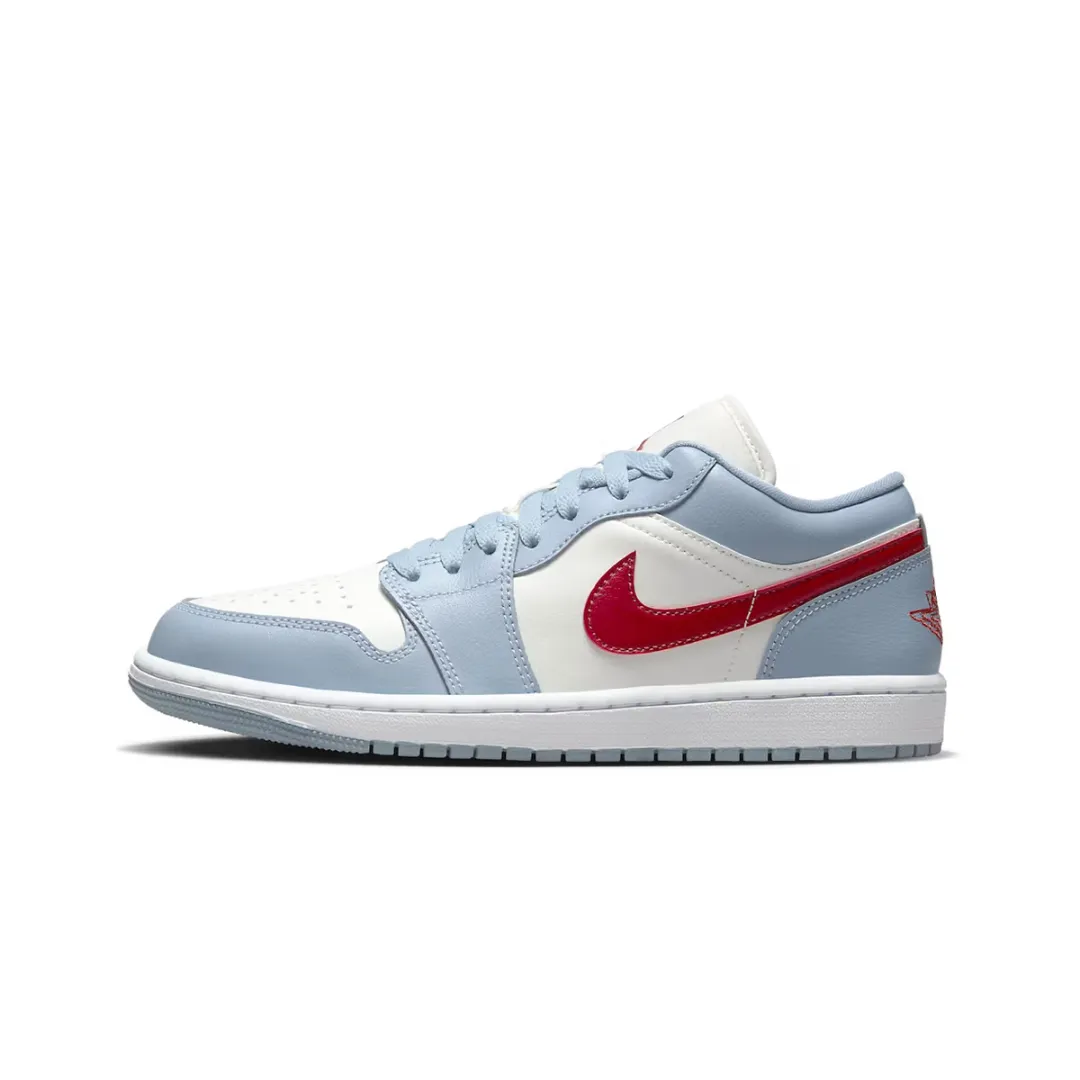 Jordan 1 Low Blue Whisper Dune Red (W)