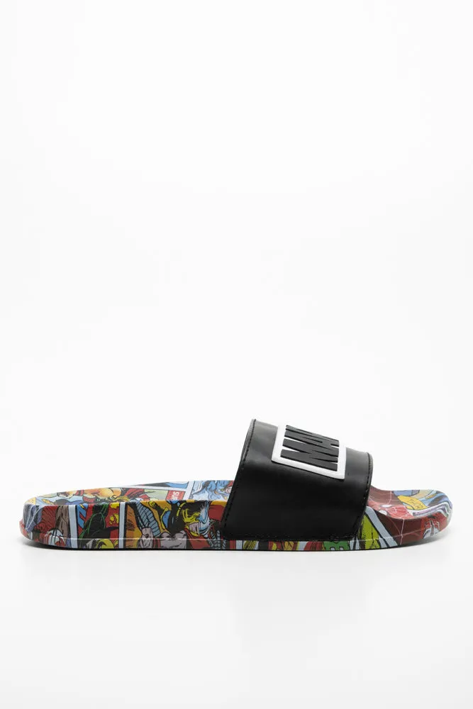 Marvel Slide Black