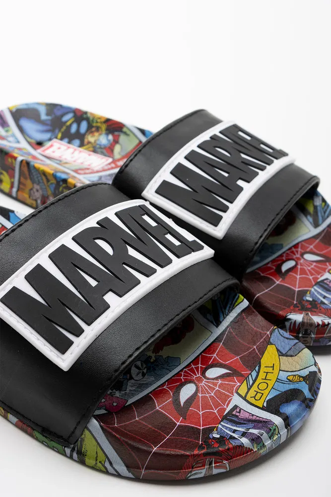 Marvel Slide Black