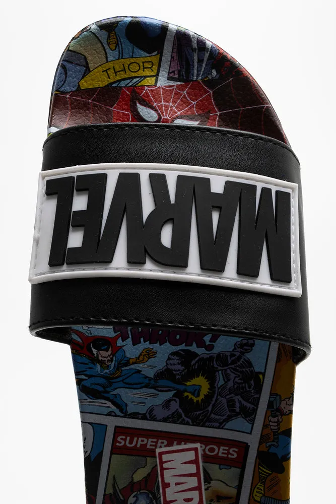 Marvel Slide Black