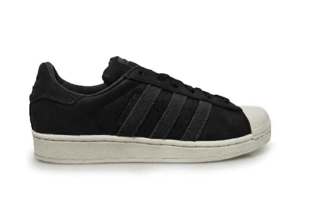 Mens Adidas Superstar Waxy - M8092M - Black Waxy