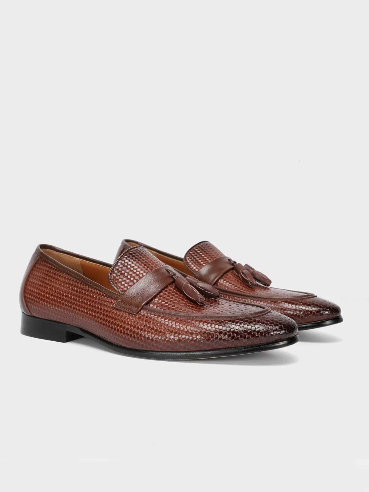 Mens "FILBERT" Textured Slip On Formal Shoes