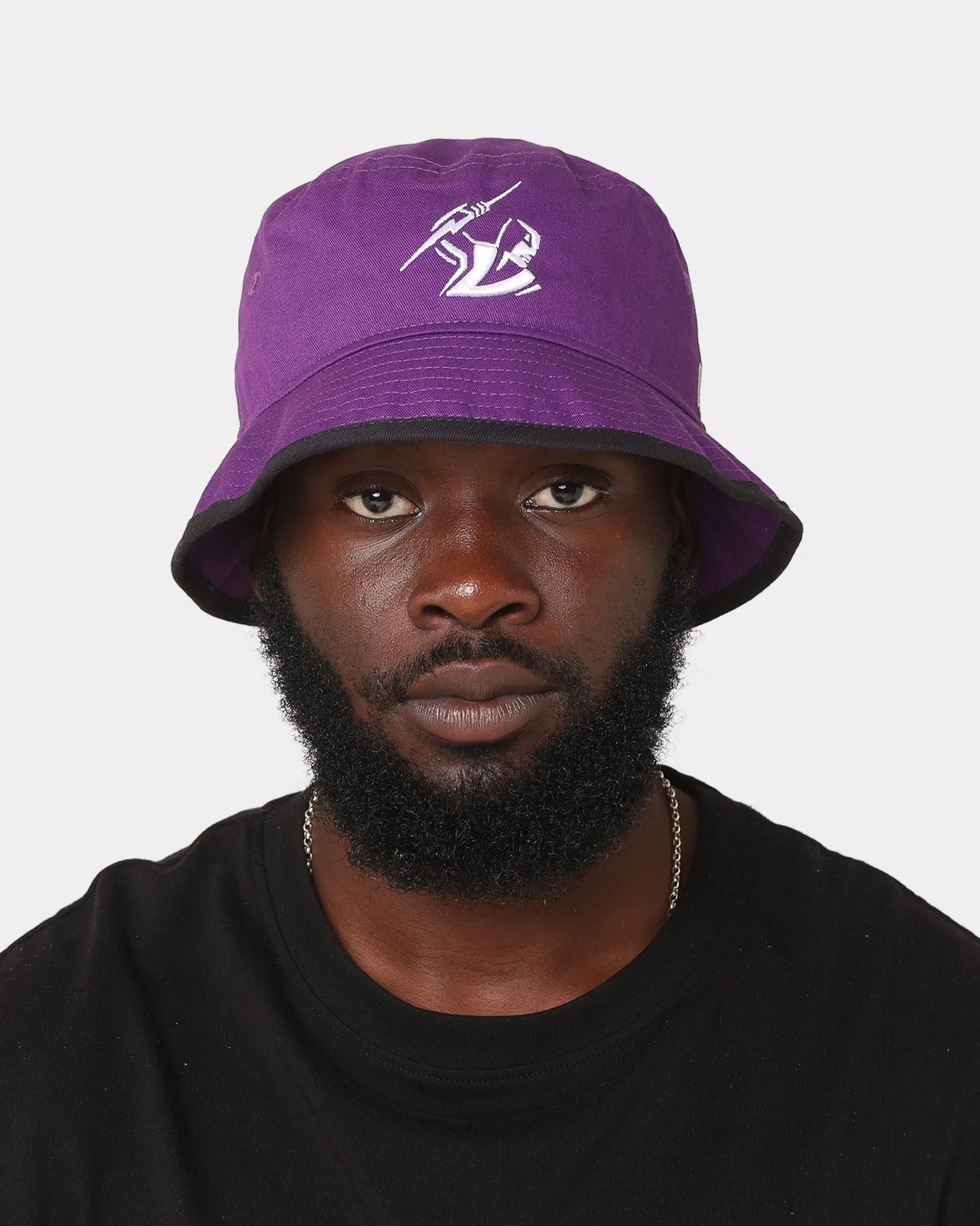 New Era Melbourne Storm NRL '22 Bucket Hat Purple