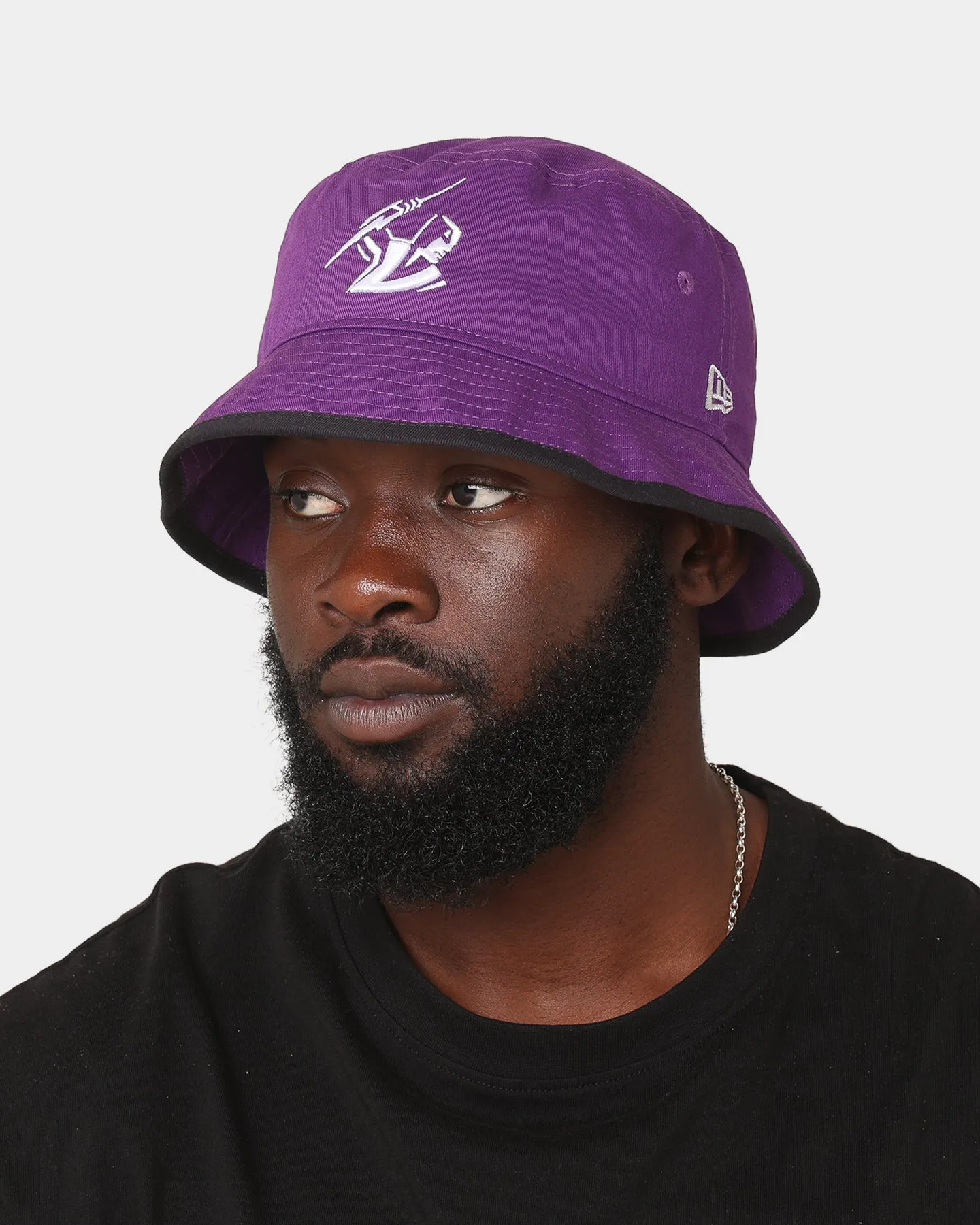 New Era Melbourne Storm NRL '22 Bucket Hat Purple