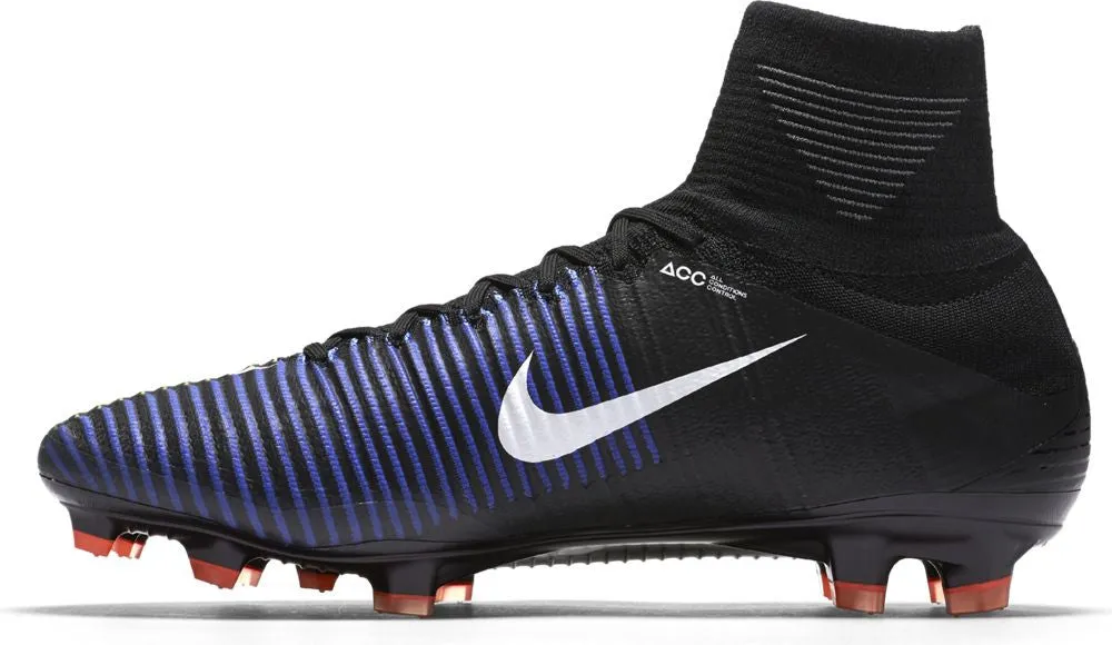 Nike Mercurial Superfly V FG Soccer Boots - Black/Electric Green