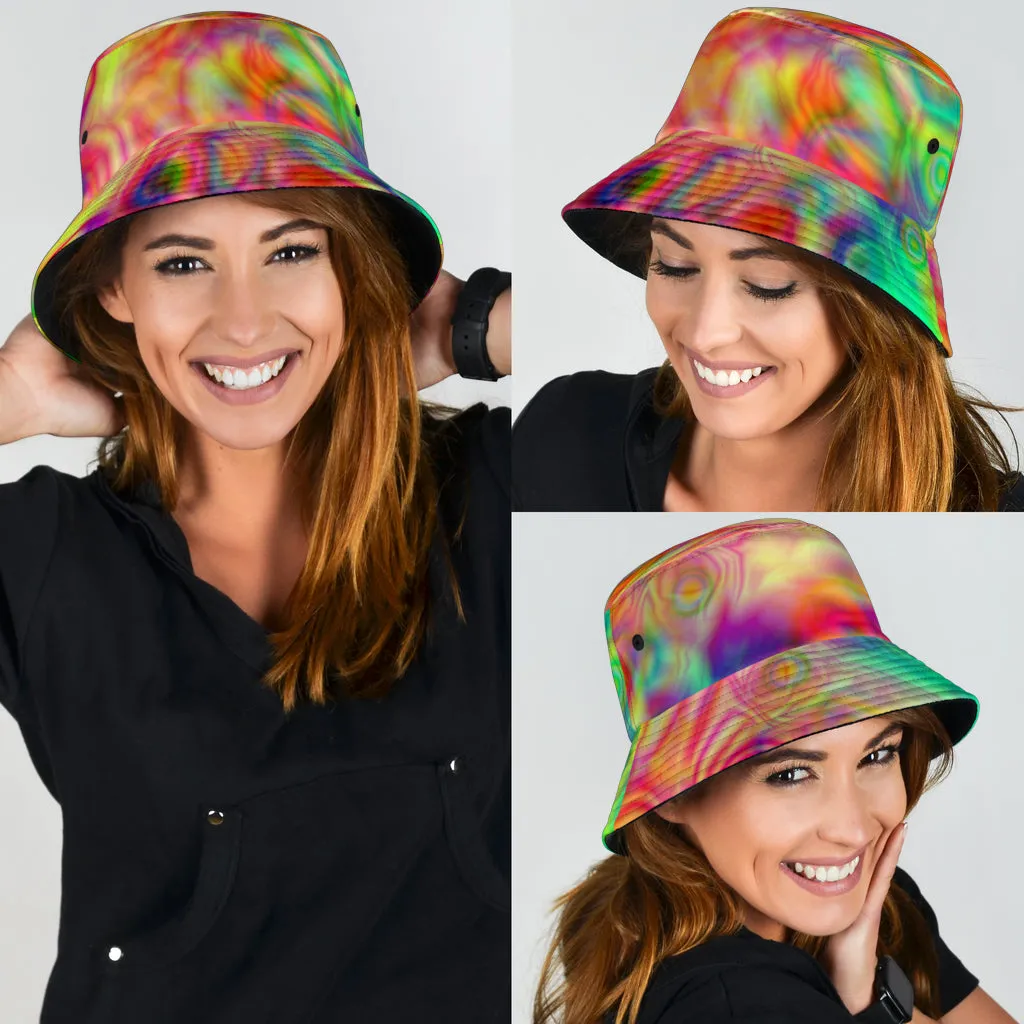 PSYCHEDELIC ENERGETIC FLOW | BUCKET HAT | YANTRART