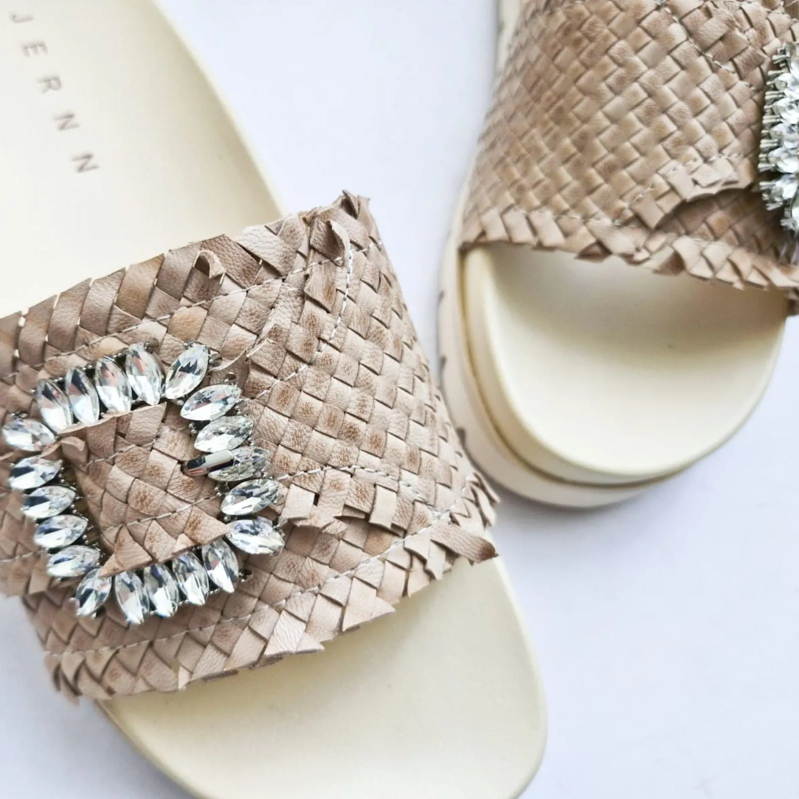 Sirena Handwoven Slide Sandals