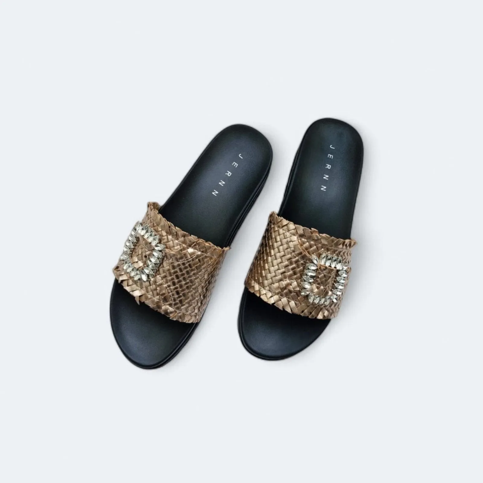 Sirena Handwoven Slide Sandals