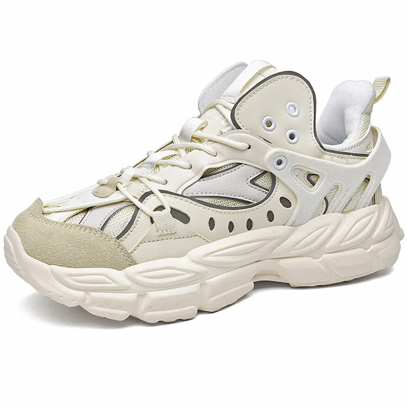 Street Style Chunky High Cushioning Sports Sneakers