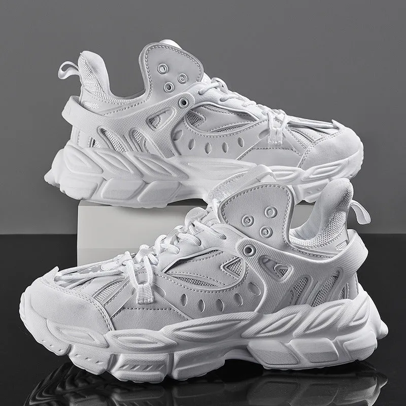 Street Style Chunky High Cushioning Sports Sneakers