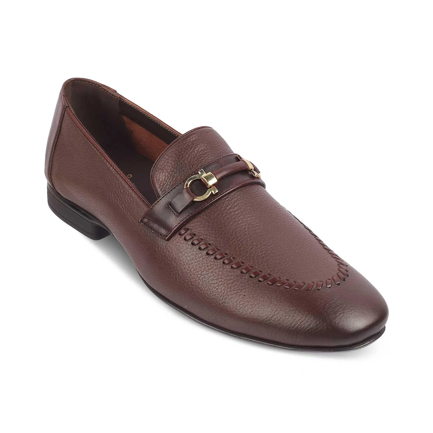 The Bologna Brown Men's Leather Loafers Tresmode