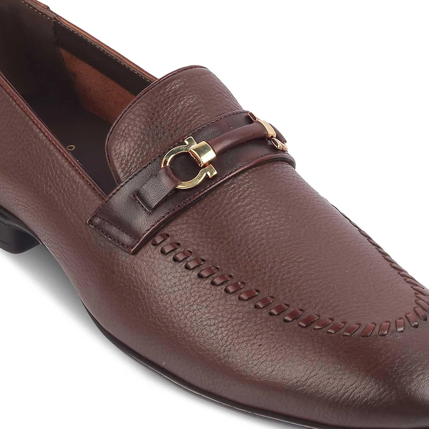 The Bologna Brown Men's Leather Loafers Tresmode