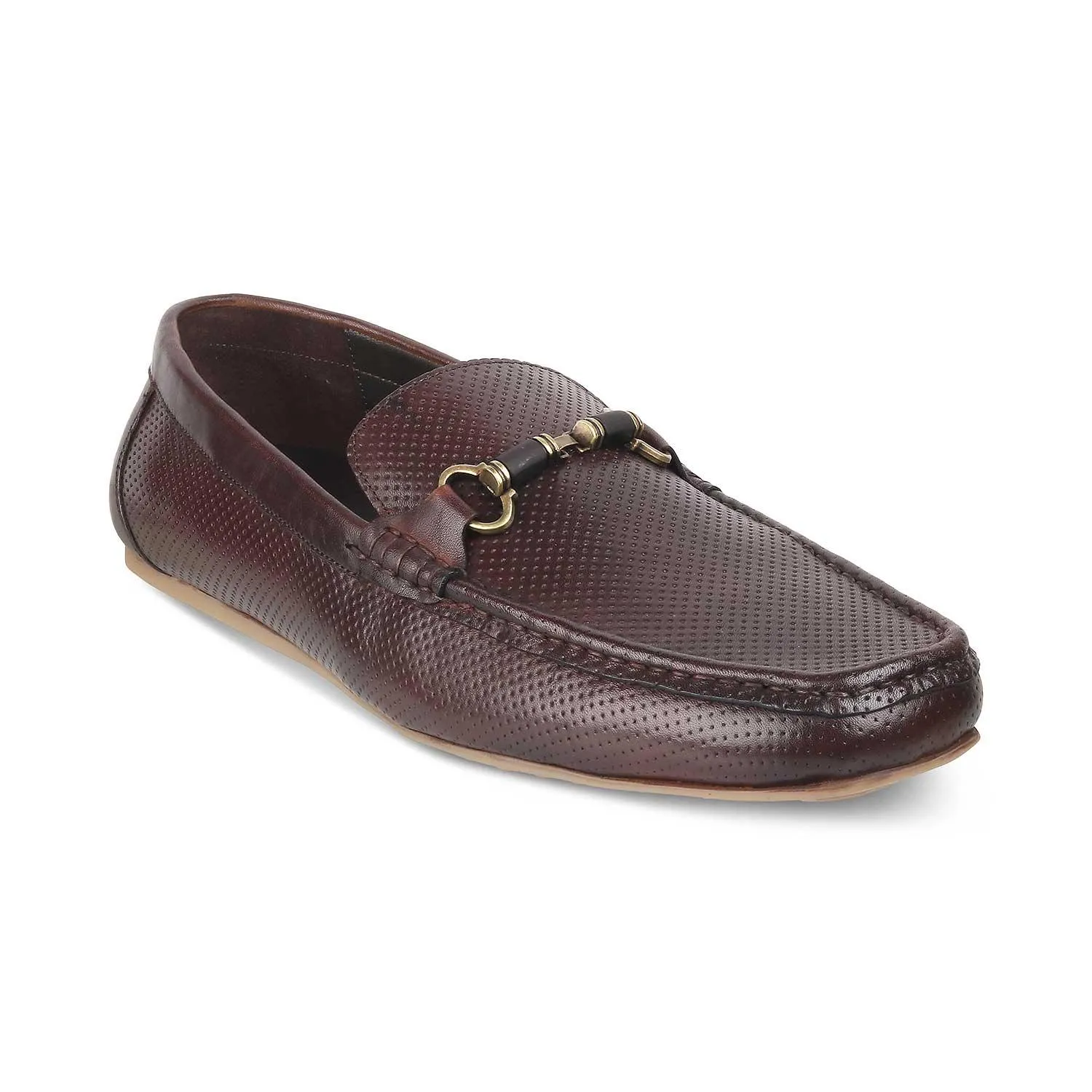 The Cenew Brown Men's Leather Loafers Tresmode