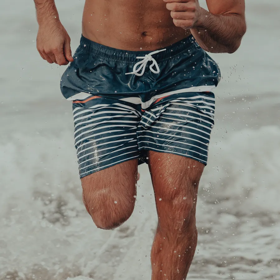 The Normal Brand | Stripe Trunks | Men's